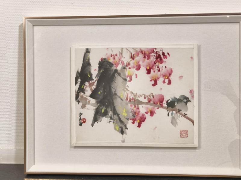    赵少昂 辛荑小鸟 - 图2