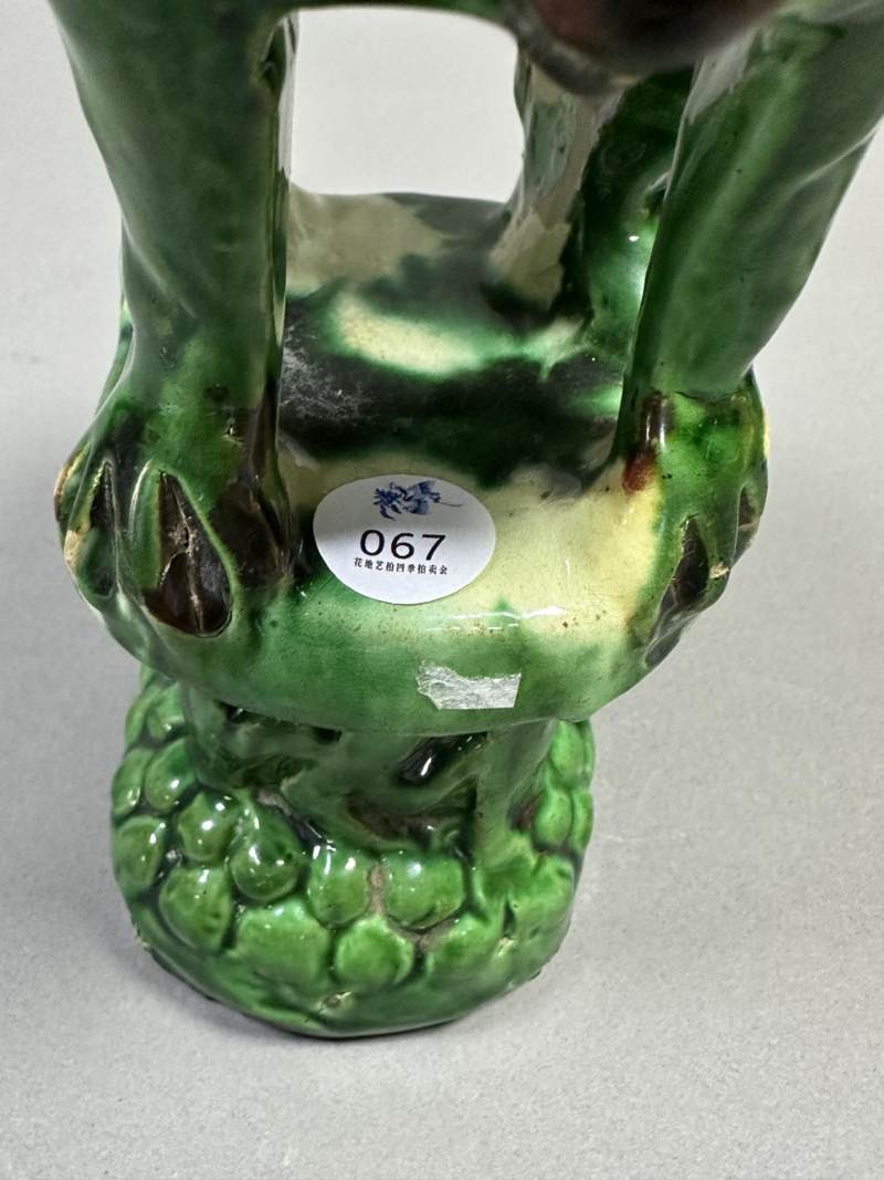    清 素三彩狮子（成对） - 图19