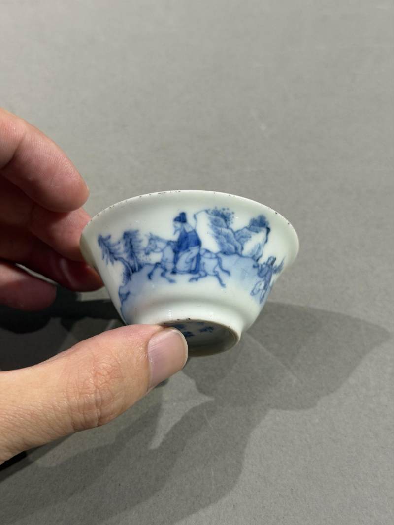    青花踏雪寻梅若深杯 - 图2