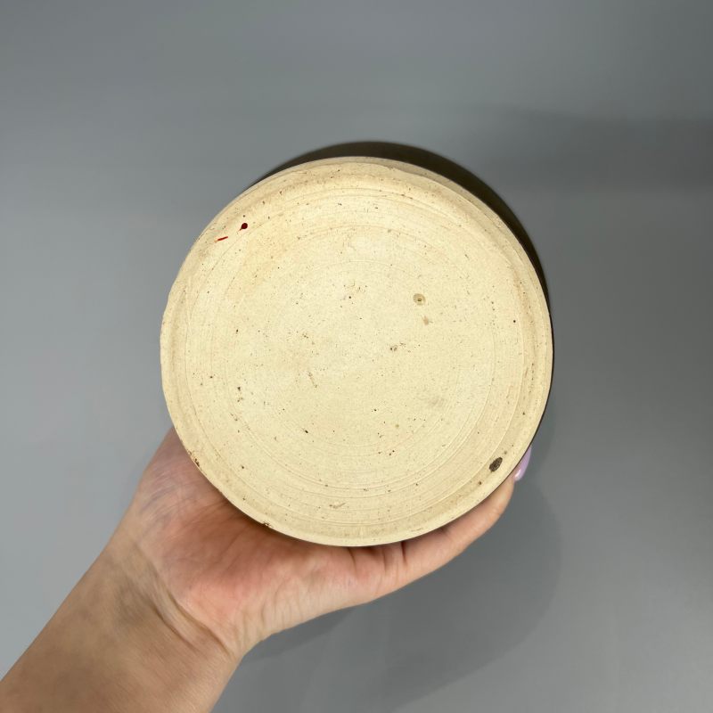 明代 茶叶沫釉渣斗 - 图7