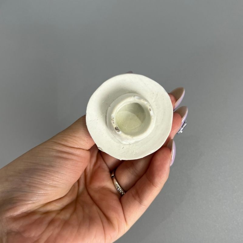 明代 青白釉模印缠枝花卉纹瓜棱壶 - 图8