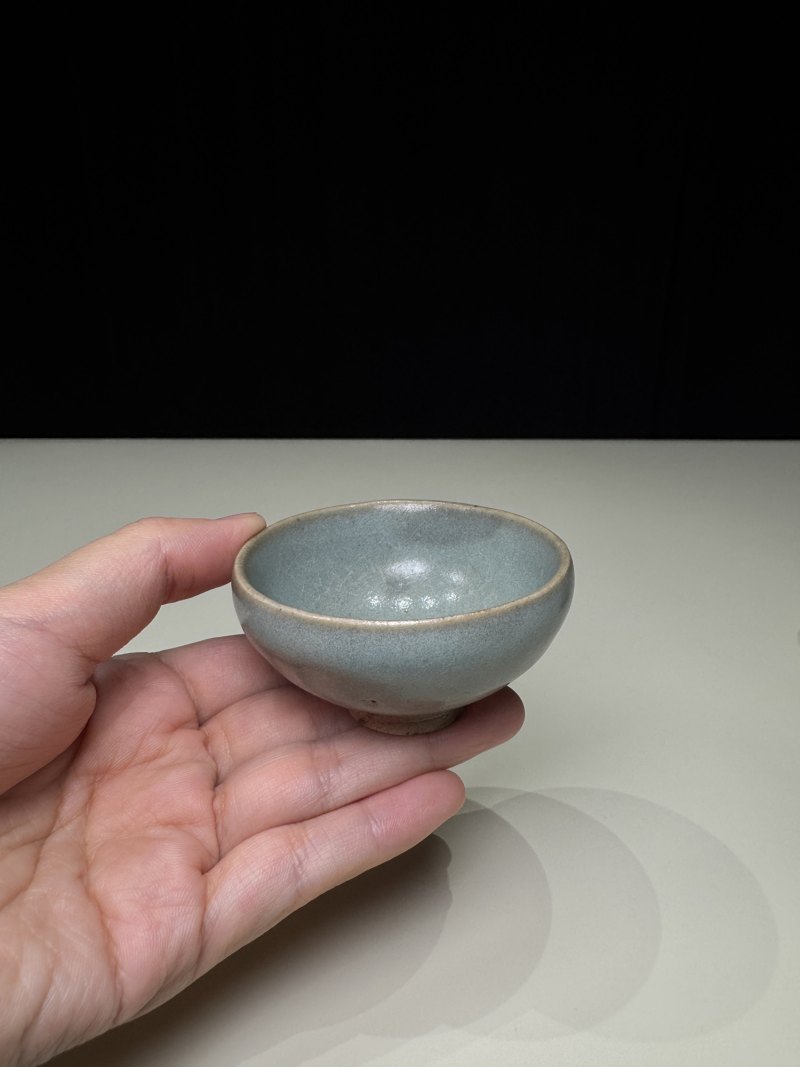明 钧窑紫斑泡泡盏一对 - 图6