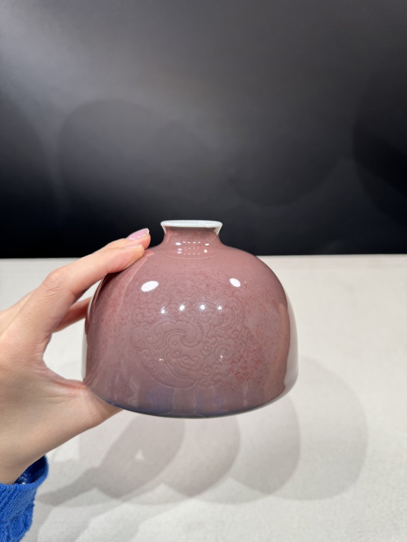 清康熙 豇豆红釉太白尊 - 图4