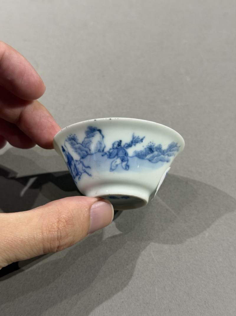    青花踏雪寻梅若深杯 - 图3