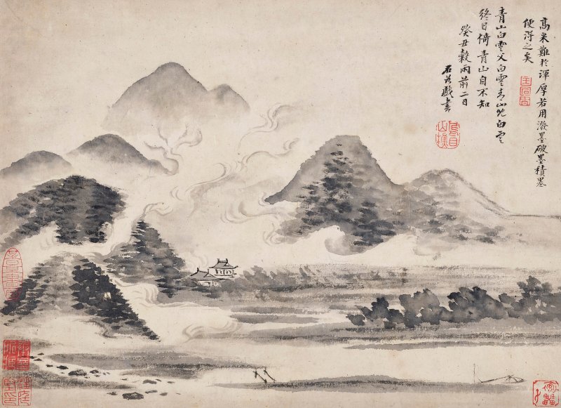 清 王翬（1632-1717）  仿宋元各家山水 - 图4
