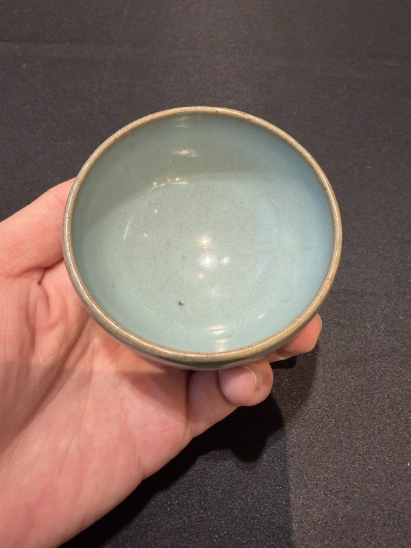 金 鈞窯天青釉盞 - 图7