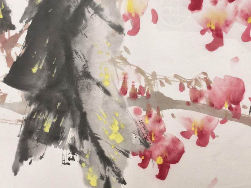    赵少昂 辛荑小鸟 - 图5