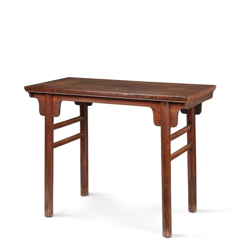 十七/十八世紀　黃花梨夾頭榫小平頭案 | A SMALL HUANGHUALI SIDE TABLE, PINGTOUAN - 图4