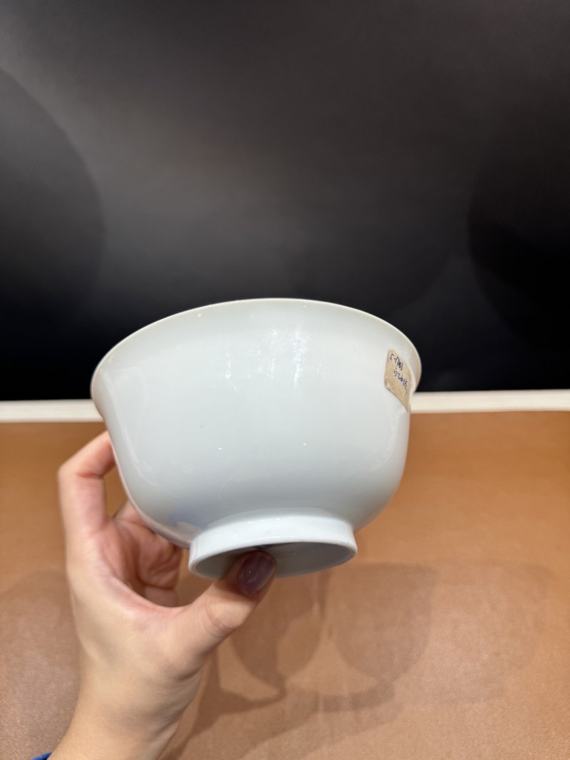 清雍正 白釉碗 - 图5