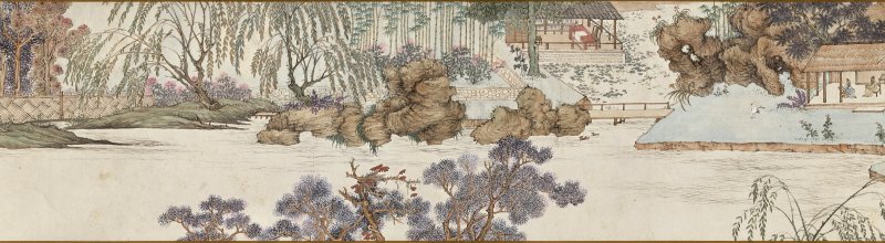 清 文鼎（1766-1852）  閒庭對談 - 图5