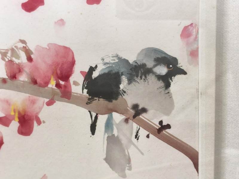    赵少昂 辛荑小鸟 - 图6