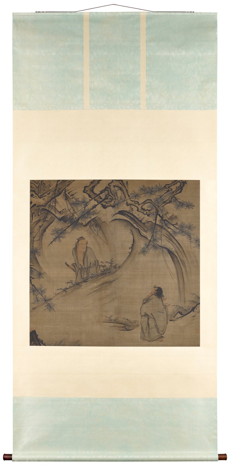 明 無款（16世紀）  寒山拾得 - 图2