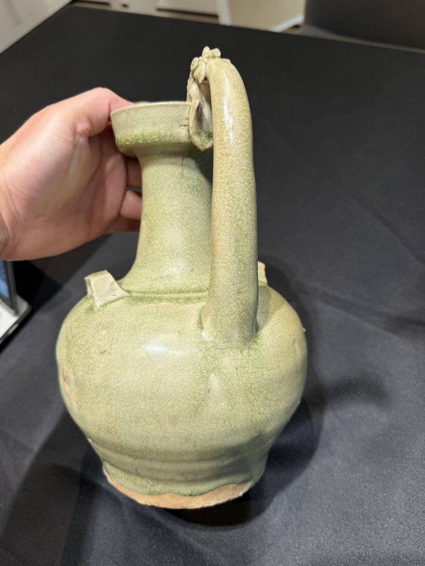 南朝青瓷雞首壺 - 图17