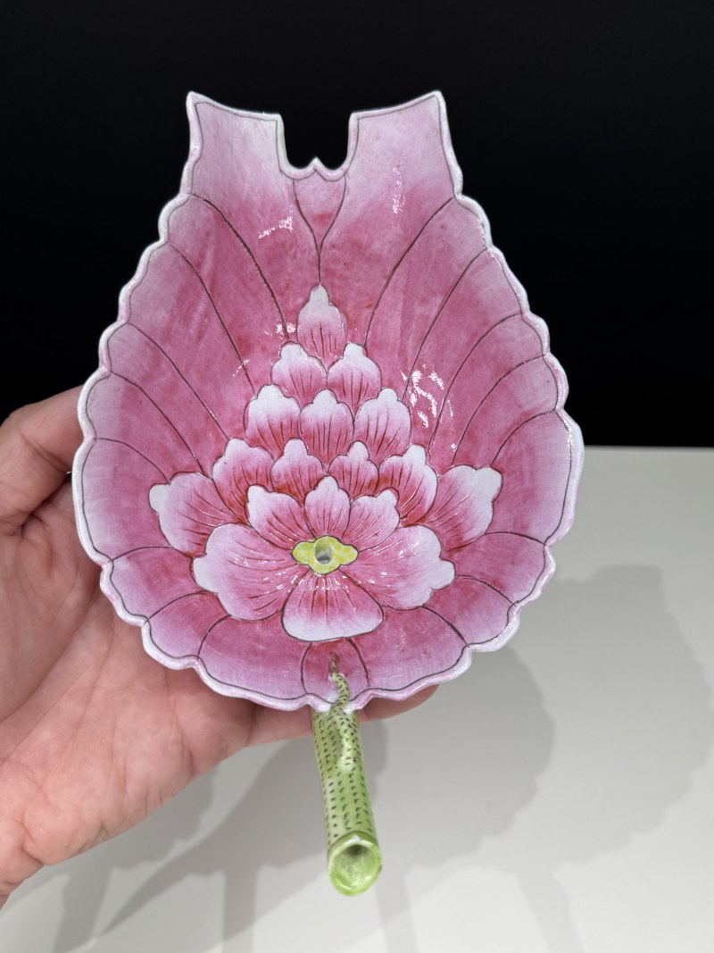 清光绪 粉彩秋操杯一对 - 图5