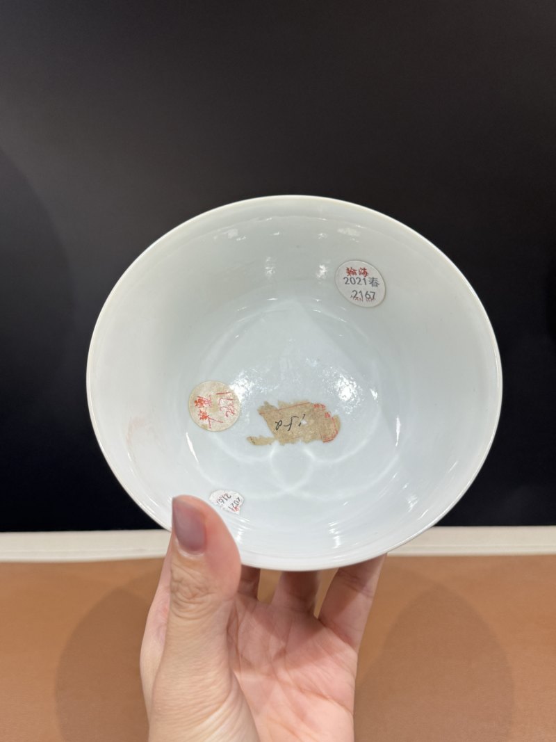 清雍正 白釉碗 - 图7