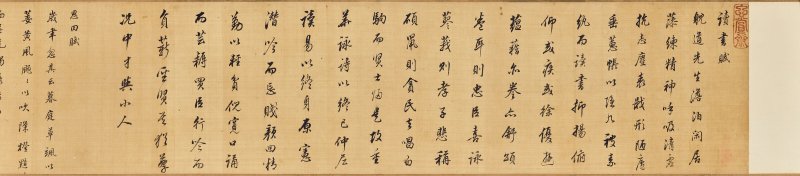 明 董其昌（1555-1636）  行書賦三首 - 图2