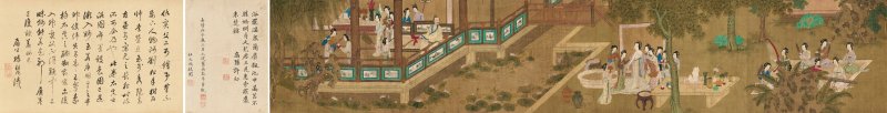 明 仇英（傳，1494-1552）  夏苑納涼圖 - 图2
