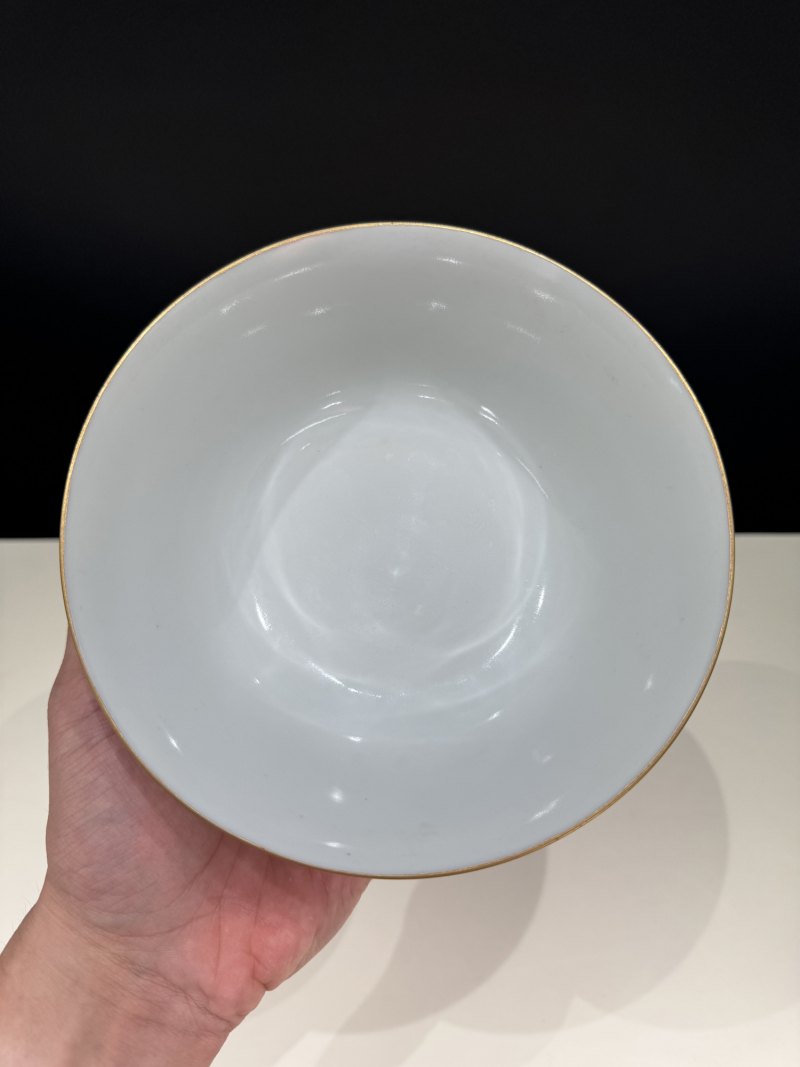 清咸丰 粉彩“三顾茅庐”故事图碗 - 图12