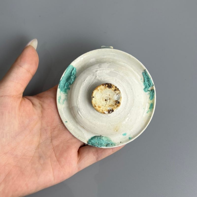 明代 青白釉瓜棱执壶 - 图7