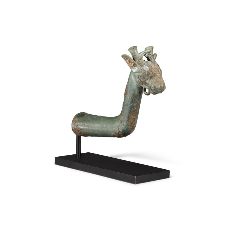 西周早期 青銅車軸獸首飾  EARLY WESTERN ZHOU DYNASTY, 11TH-9TH CENTURY BC - 图1