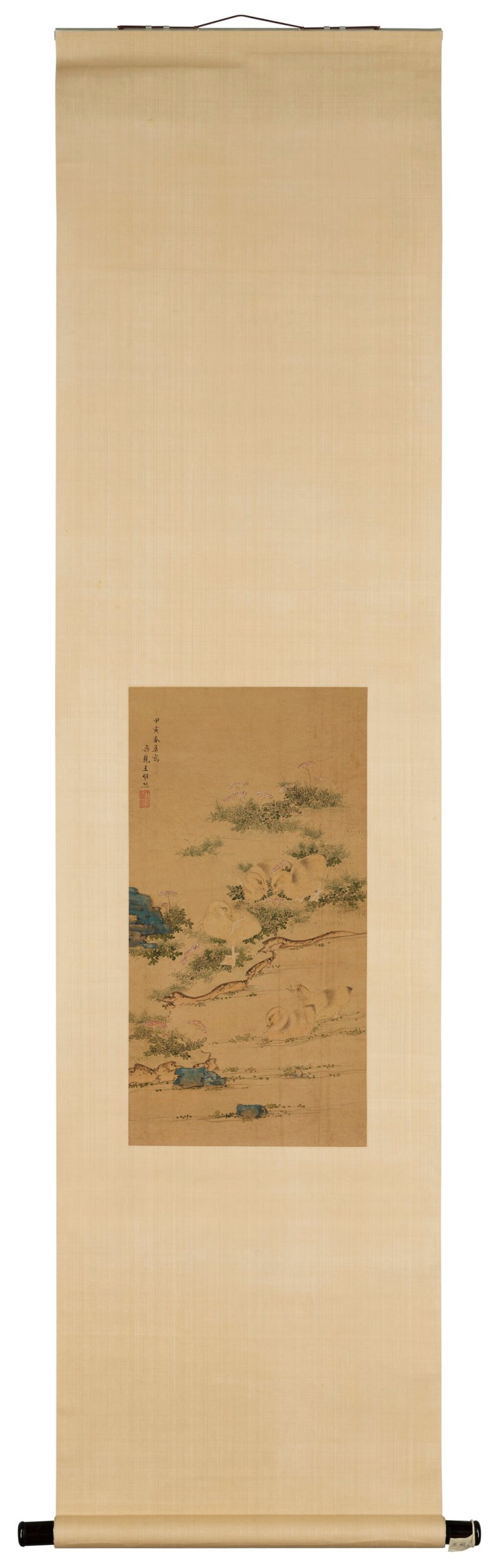 明 王維烈（16-17世紀）  溪畔群雛圖 - 图2