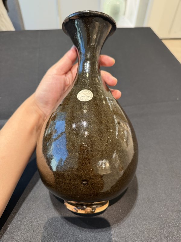 元 醬釉玉壺春瓶 - 图8
