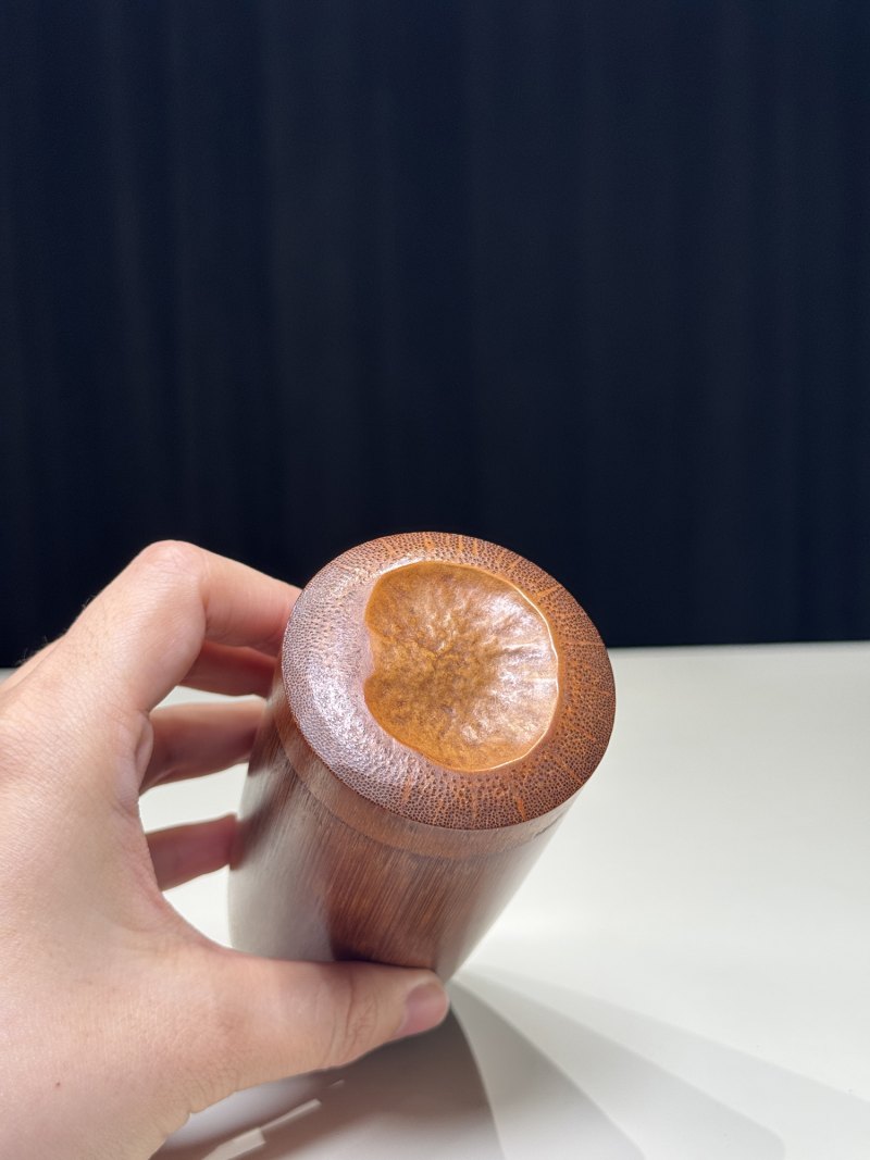 明天启—崇祯 青花高士图小杯一套五只（附四层原供箱） - 图7