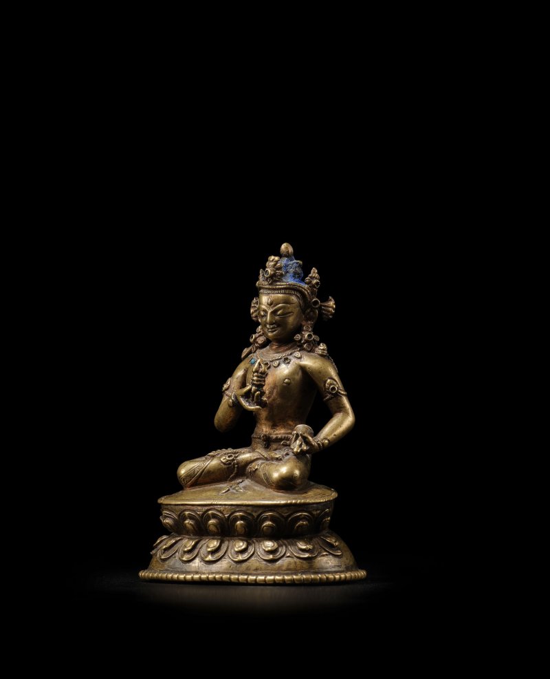 西藏 十三世紀 金剛薩埵銅像 | A COPPER ALLOY FIGURE OF VAJRASATTVA - 图6