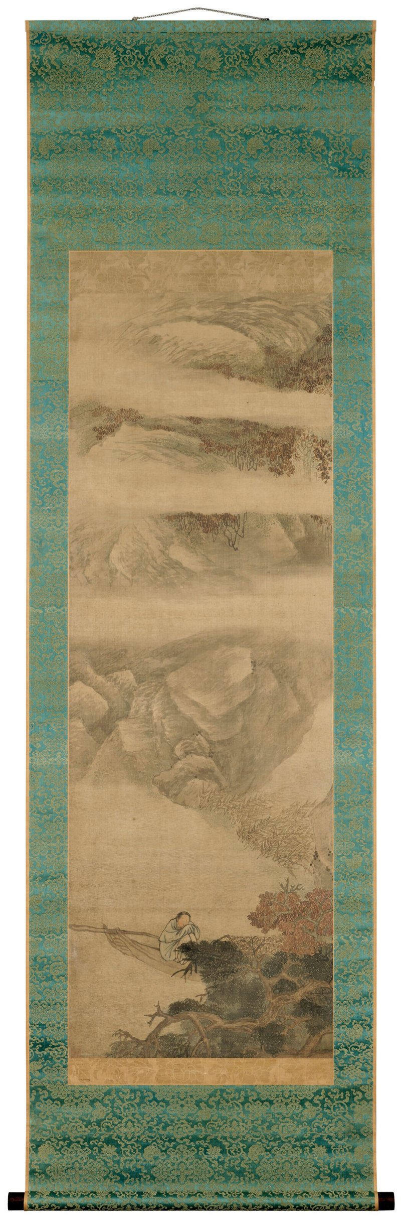 明 盛茂燁（傳，1607-1638）  舟子閑夢圖 - 图2