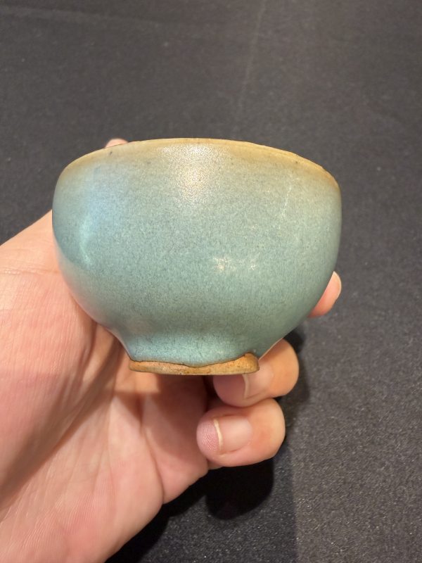 宋 鈞窯天藍釉小盞 - 图9