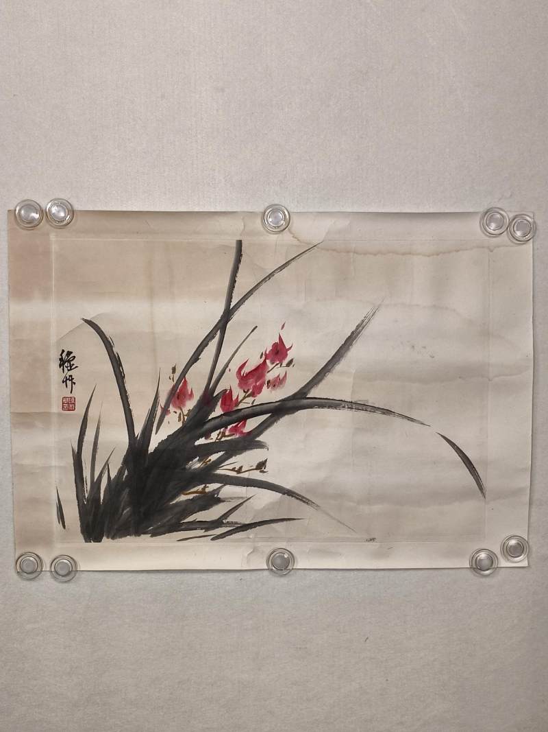    陈秋草 兰花 - 图2