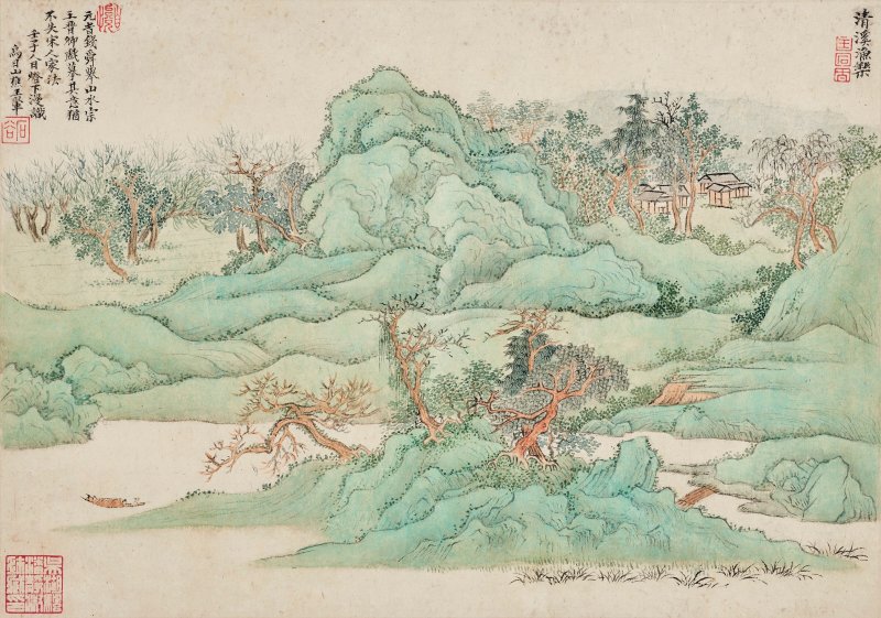 清 王翬（1632-1717）  仿宋元各家山水 - 图7