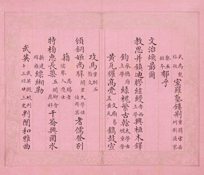 清 彭元瑞（1731-1803）  《萬壽大慶八庚全韻詩》冊 - 图19
