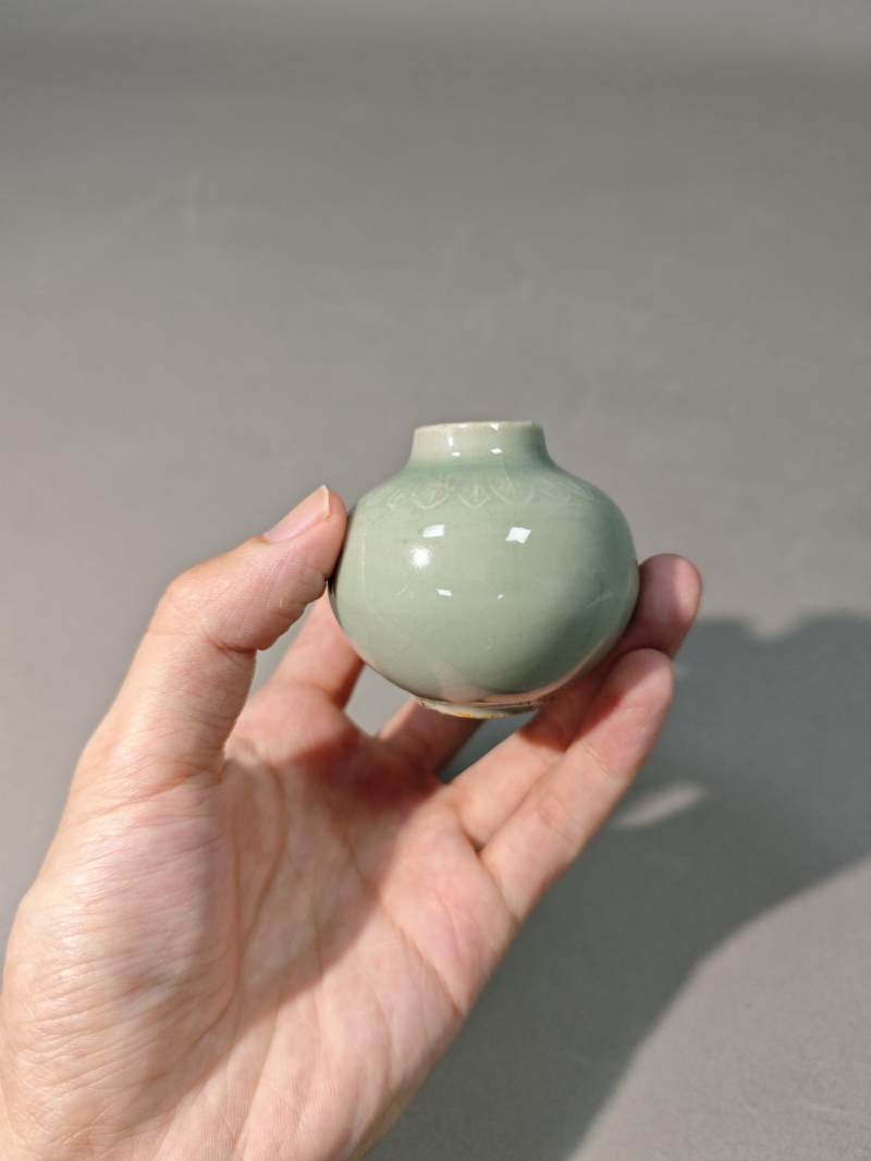    明 龙泉青釉小罐 - 图3