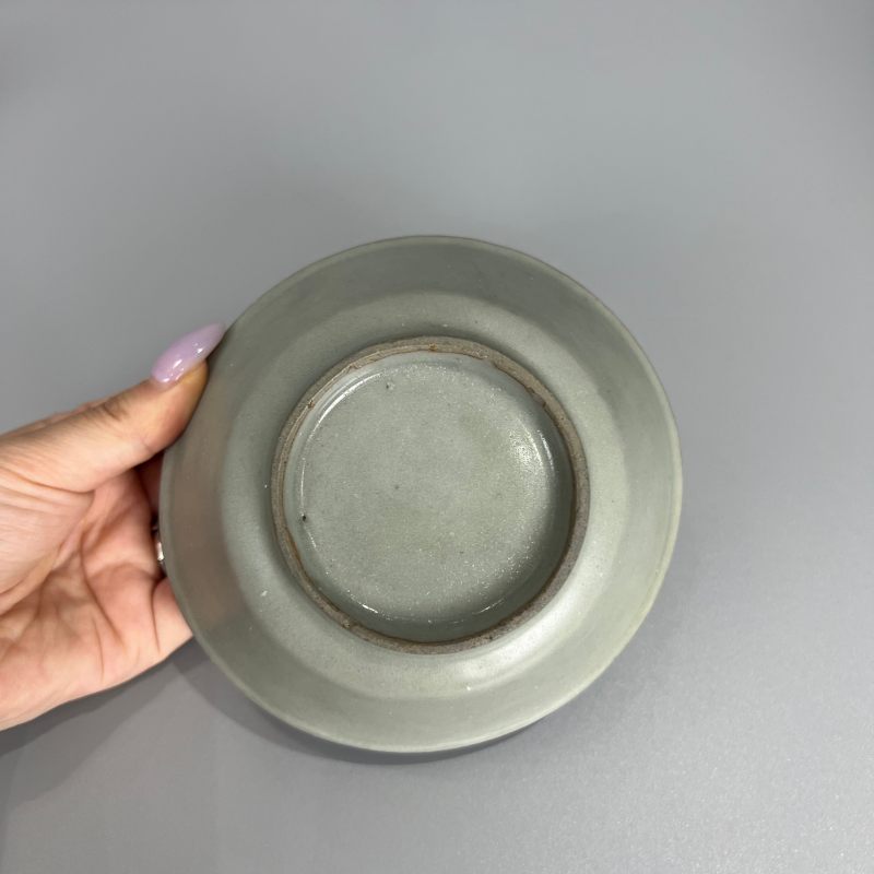 明代 龙泉窑粉青釉直边洗 - 图7