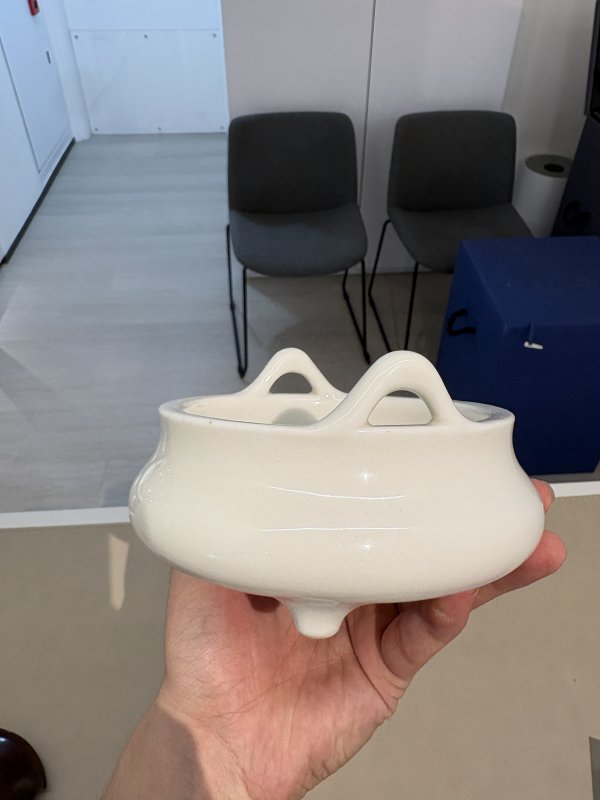 明 德化白釉沖天耳爐 - 图18