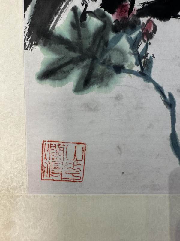    程十发款 双鸡 - 图6