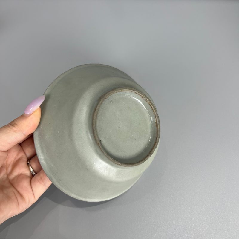 明代 龙泉窑粉青釉直边洗 - 图8