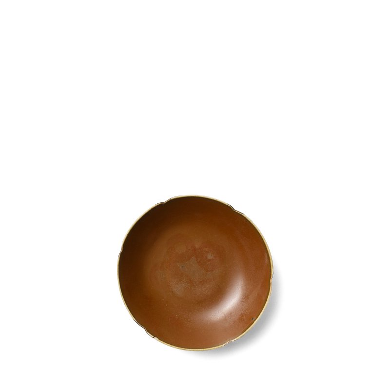 北宋　定窯紫金釉花口碗 | A DING PERSIMMON-GLAZED LOBED BOWL - 图3