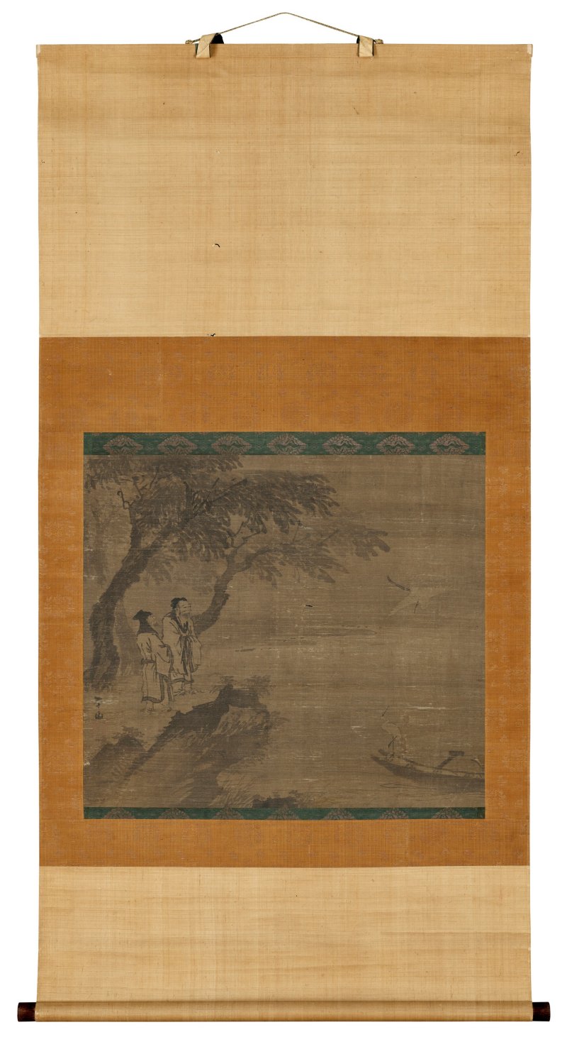 明 張路（1464-1538）  池頭觀鷺圖 - 图2