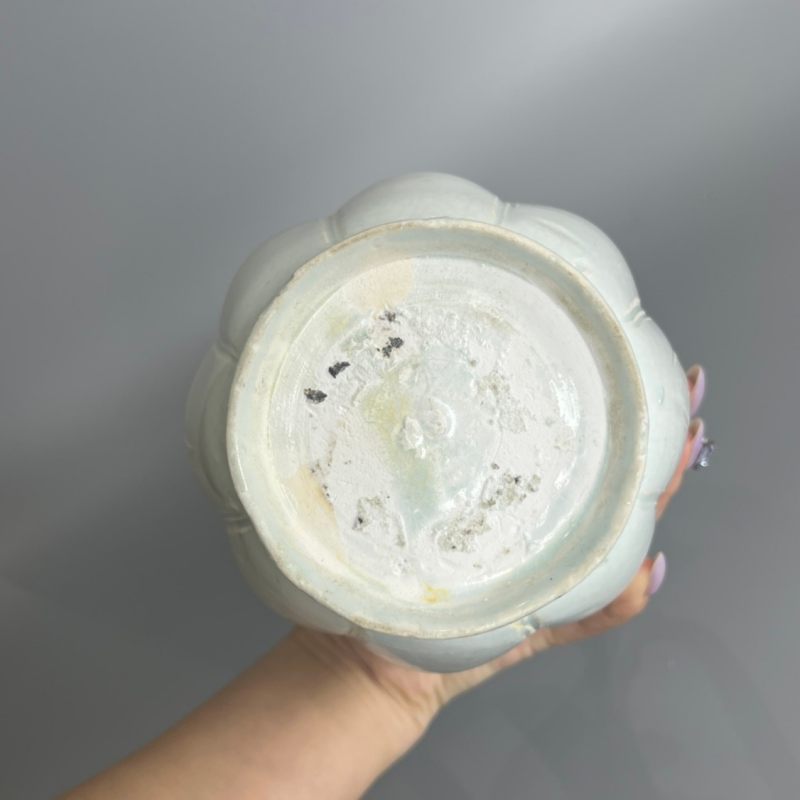 明代 青白釉瓜棱执壶 - 图13