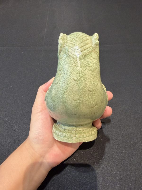 十一至十二世紀青釉鸚鵡杯連座 - 图16