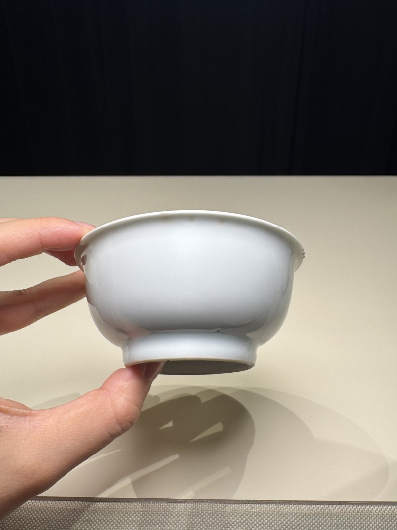 明嘉靖 白釉青花金箓大醮坛用茶盏五只 - 图18