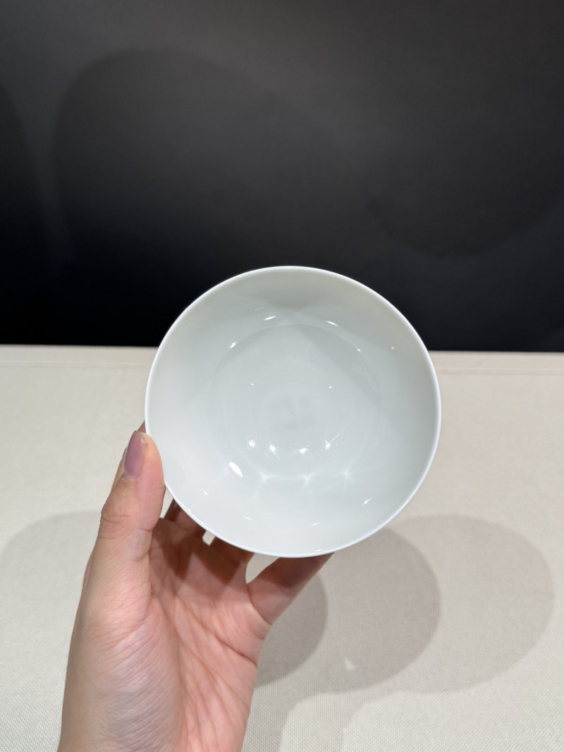 清雍正 柠檬黄釉茶圆 - 图7