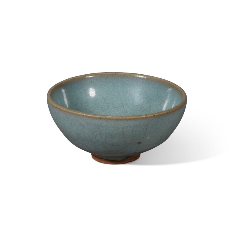 金 鈞窯天藍釉小盌  JIN DYNASTY (1115-1234) - 图1