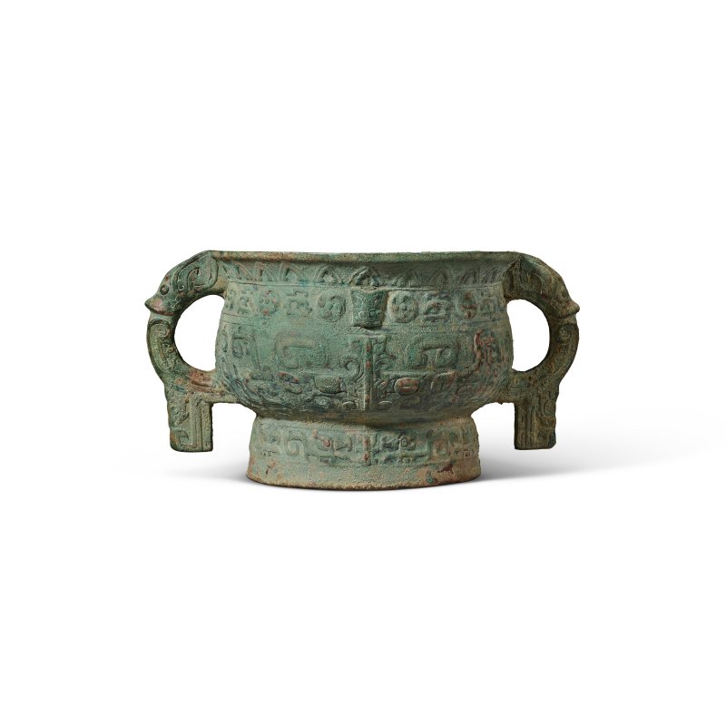 西周 青銅饕餮紋簋  WESTERN ZHOU DYNASTY, CIRCA 1100-771 BC - 图1