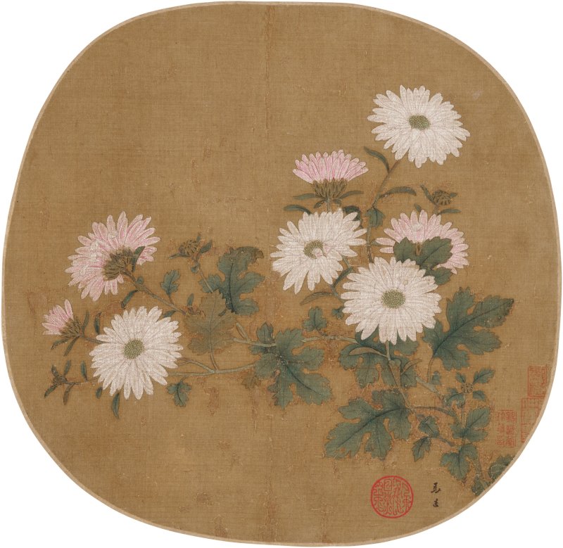 南宋 馬遠（活躍1190-約1225）  菊花 - 图1