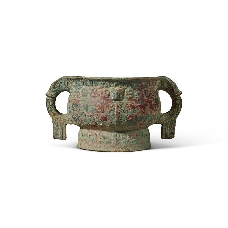 西周 青銅饕餮紋簋  WESTERN ZHOU DYNASTY, CIRCA 1100-771 BC - 图2