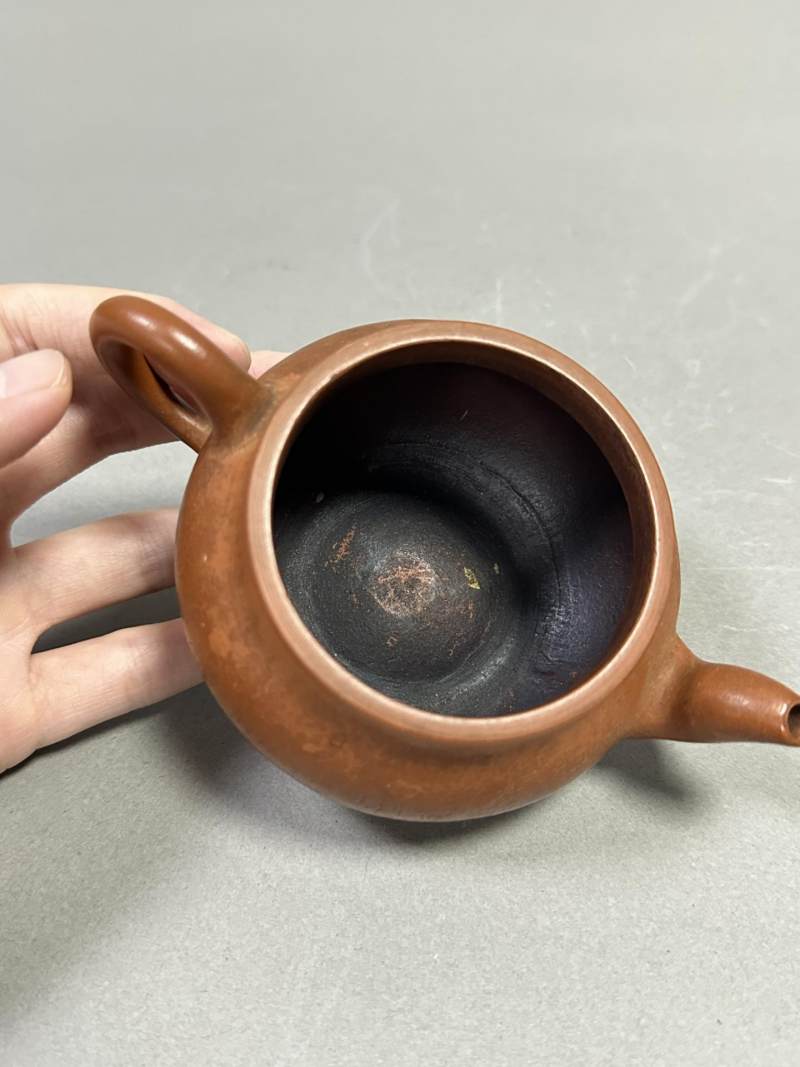    清 朱砂壶、锡茶叶罐（2件/组） - 图6