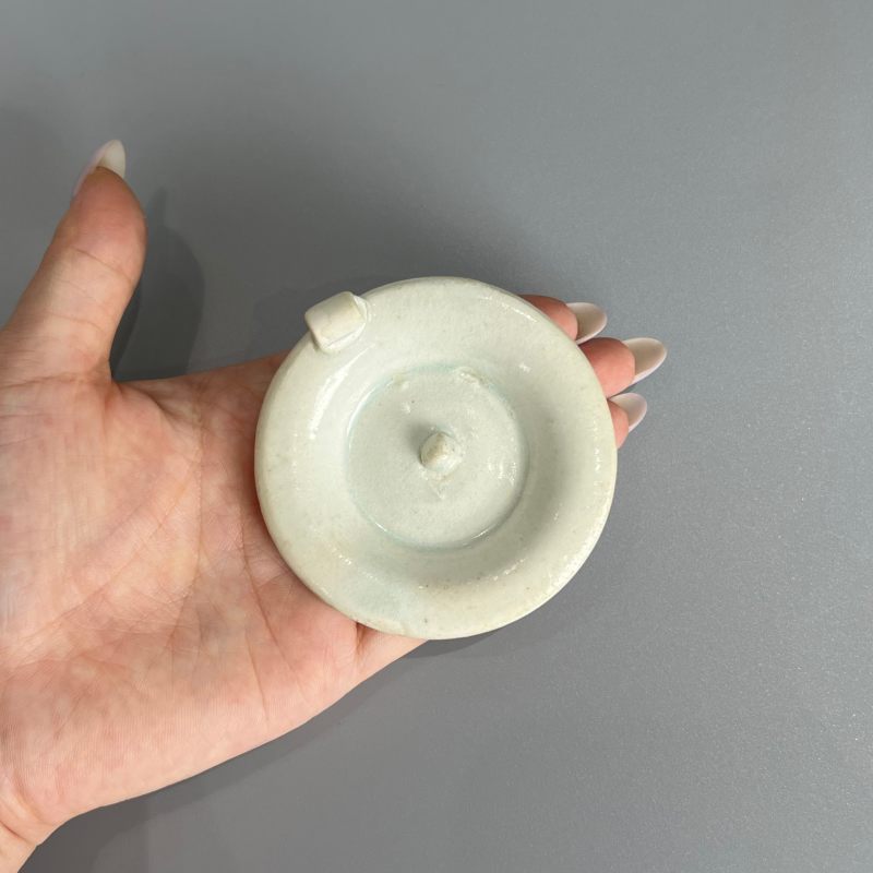 明代 青白釉瓜棱执壶 - 图8